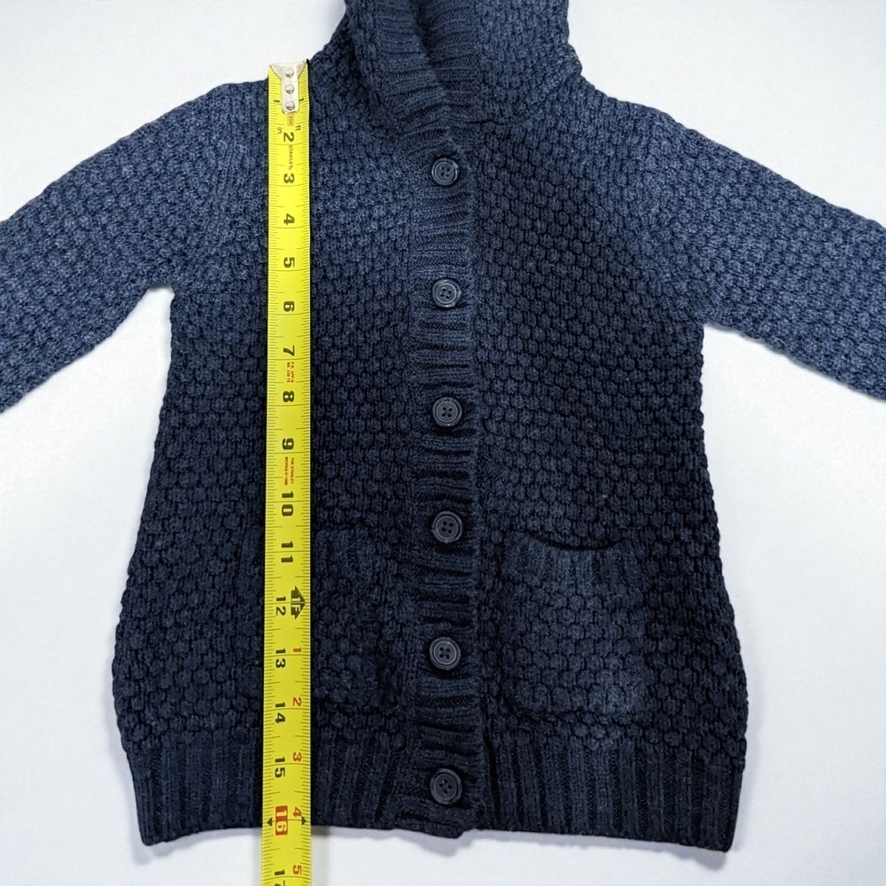 Joe Fresh Boys Dark Blue Button Up Cardigan - Picture 3 of 6